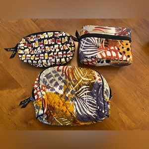 Vera Bradley Cosmetic Trio